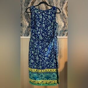 Sag Harbor Dress Petite Faux Wrap Dress, Size 8P